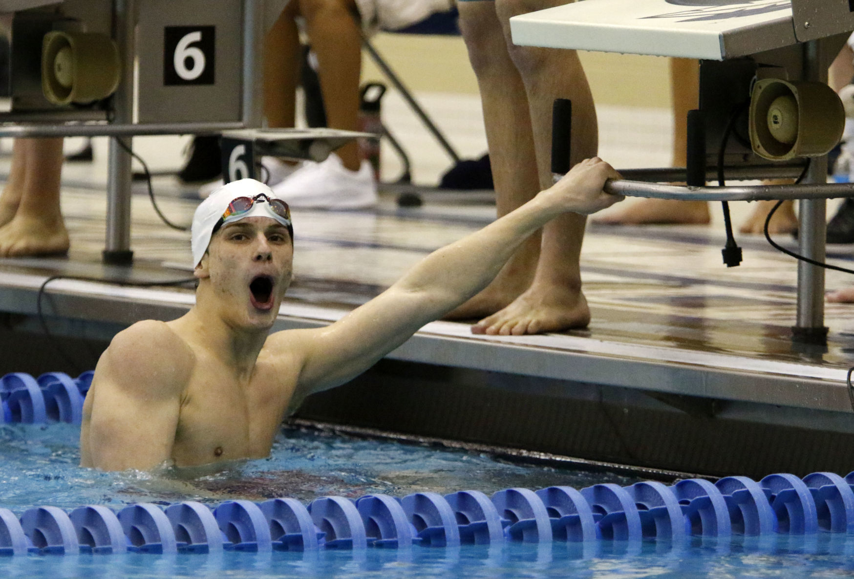 Andrew Alders, Chesterton, swimming